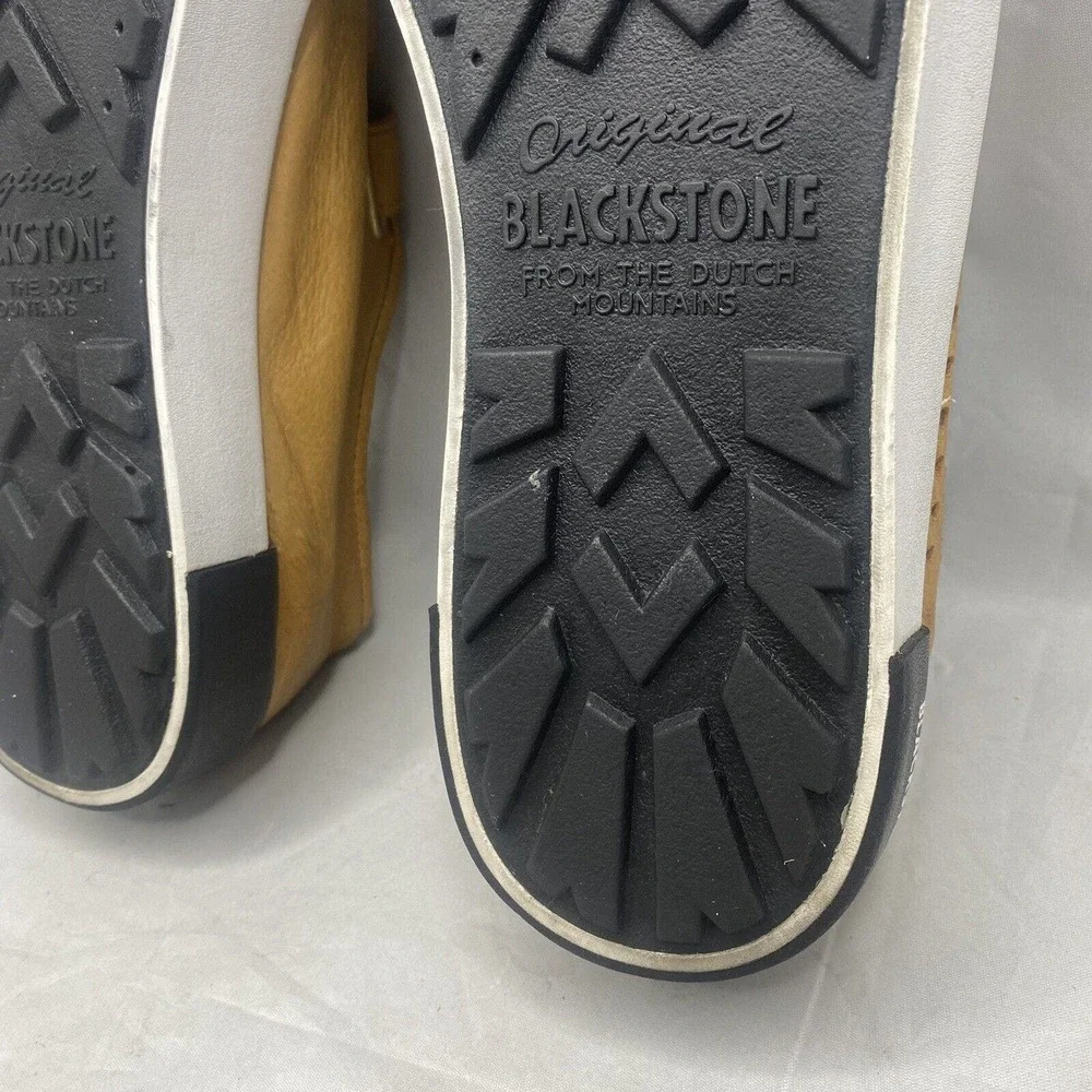 Blackstone PM41 3-Strap Brown Low Premium Handmade Sneakers Mens Size 11 US/45EU